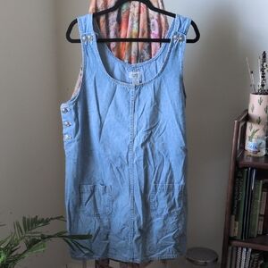 Casual Blue Scoop Neck Mini Sundress